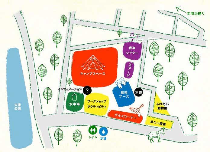 FUKUOKA MACHI CAMP PARTYのマップ