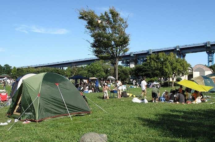 若洲公園キャンプ場で都会キャンプはいかが