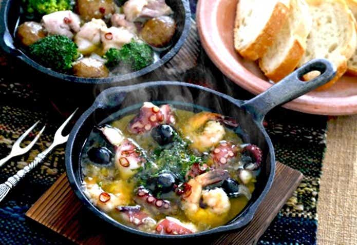 魚介のアヒージョ