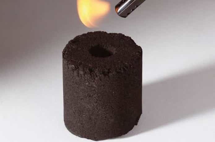 バーベキューで使用する成形炭