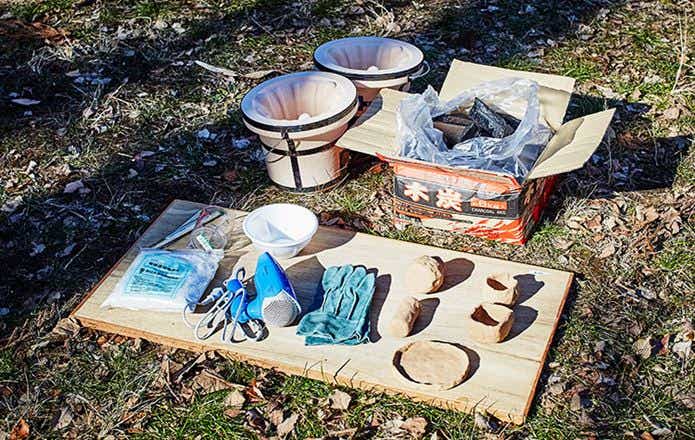 陶器　DIY　キャンプ