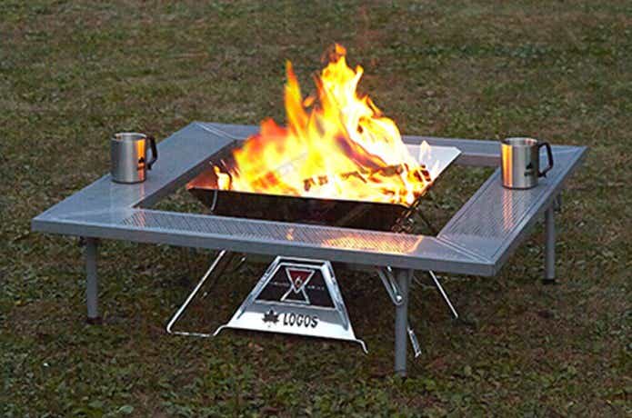 ロゴスのキャンプ用囲炉裏テーブル