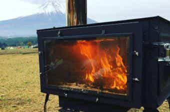 ロマンチカル薪ストーブ　富士山