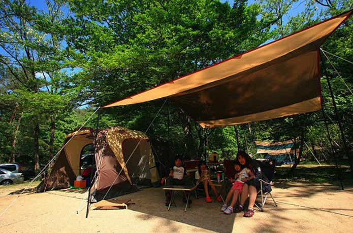 大阪の自然の森ファミリーオートキャンプ場