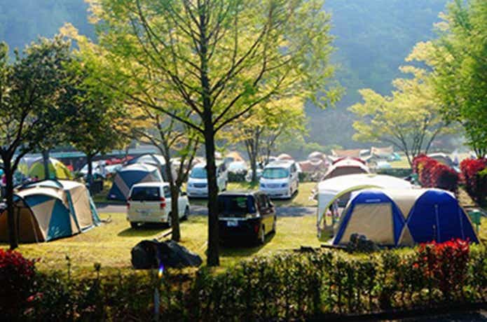 山口県の十種ヶ峰ウッドパークオートキャンプ場