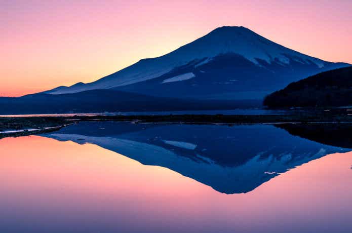 ワカサギ釣りが楽しめる富士山