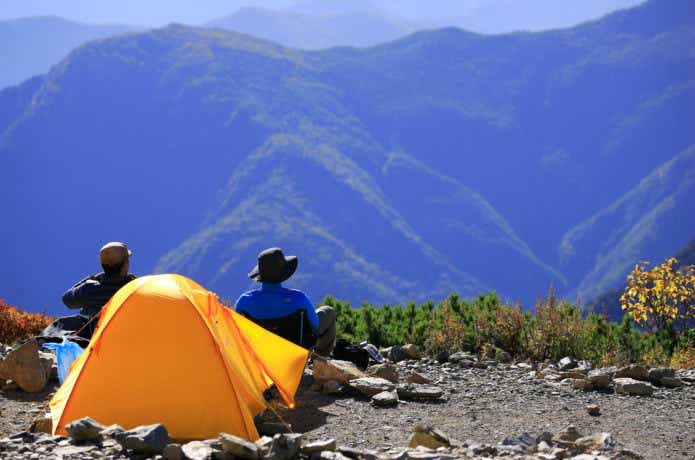 テント泊　登山