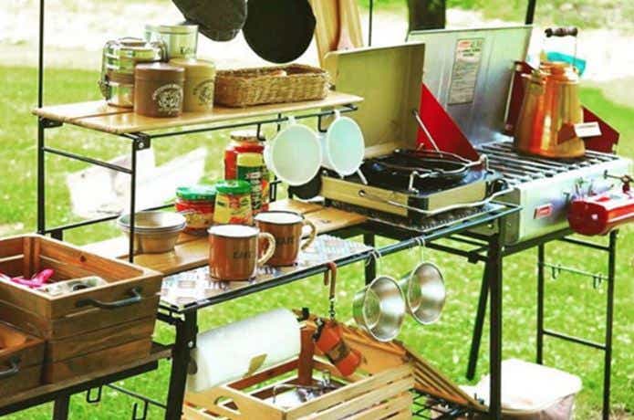 キャンプの時の調理器具