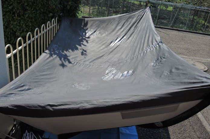 テントの防水加工