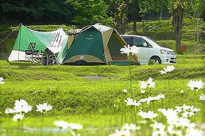 ウエストリバーオートキャンプ場とテント