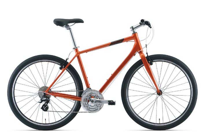 ジャイアントのオレンジ自転車　GIANT GRAVIER（グラビエ）
