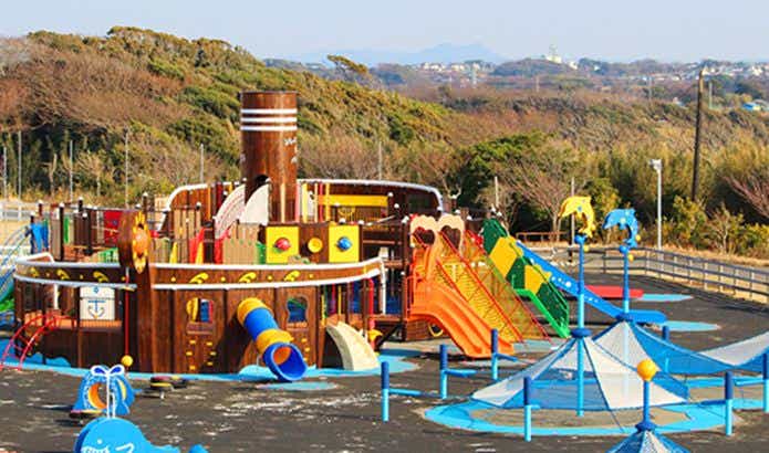 長井手公園 ソレイユの丘キャンプ場　遊具　soreiyu2