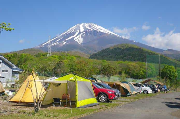 富士山　オートキャンプ