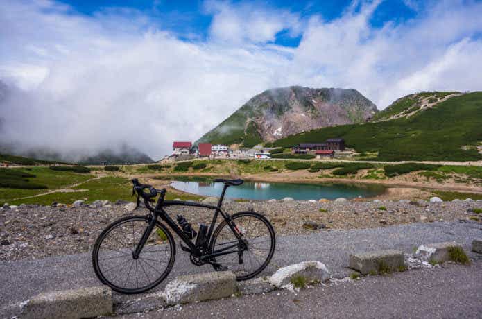 自転車と山岳