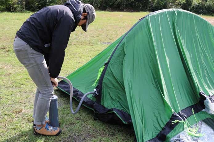 エアテントって何？ありか？なしか？エアキャビン4を設営してみた