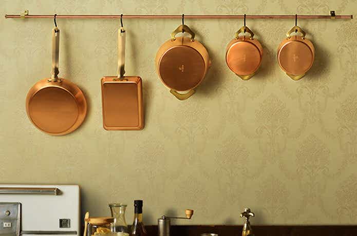 銅製の調理器具