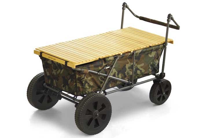 OUTPUT LIF（アウトプットライフ）キャリーワゴンに乗せるWOOD ROLL TOP for CARRY WAGON