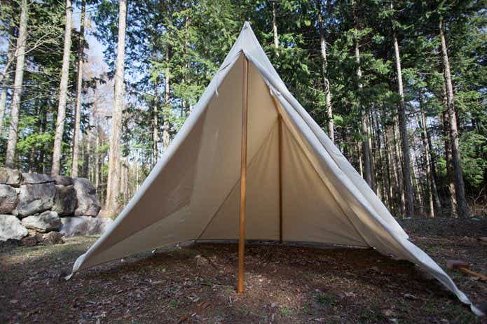 オールドスタイルテント　Civil War Tent　Aフレームまたはウェッジ型