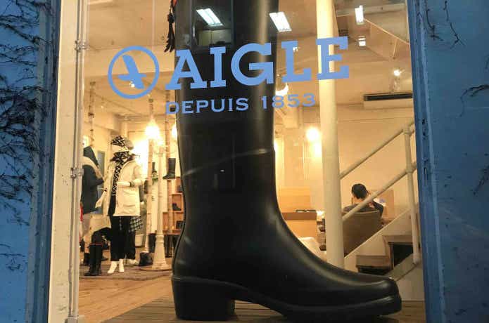 AIGLE レインブーツ　長靴　39  エーグル　雨