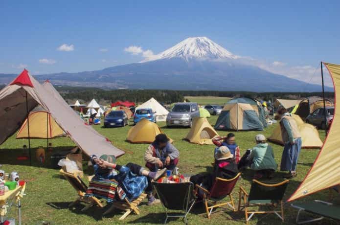 キャンプ場　富士山