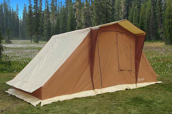 コットン系のテント