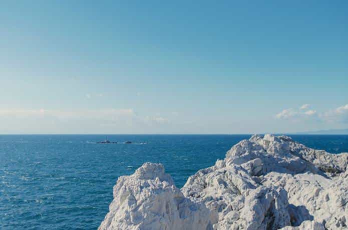 白崎海洋公園　石灰岩　美しい