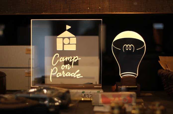 CAMP on PARADEのロゴ