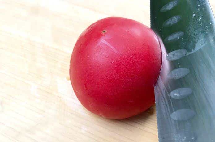 トマトを切ってみた