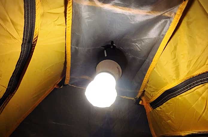 GEERTOP テント 2人用 天井ポケット部分画像2