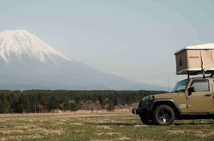 ルーフテント　富士山