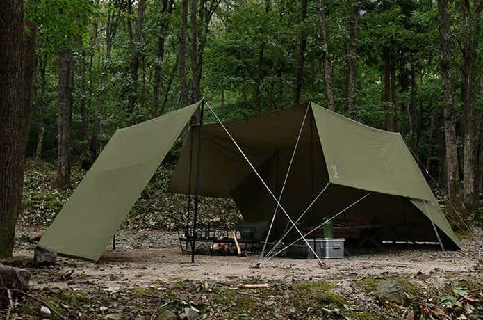 DODの2サイズ展開テント「ヌノイチ」
