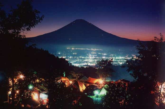 夜景の見えるキャンプ場　乙女森林公園第2キャンプ場（静岡）