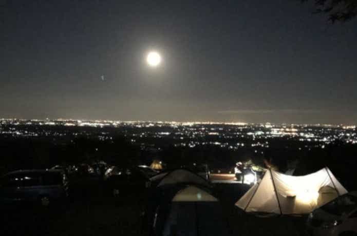 夜景の見えるキャンプ場　尾高高原キャンプ場 （三重）