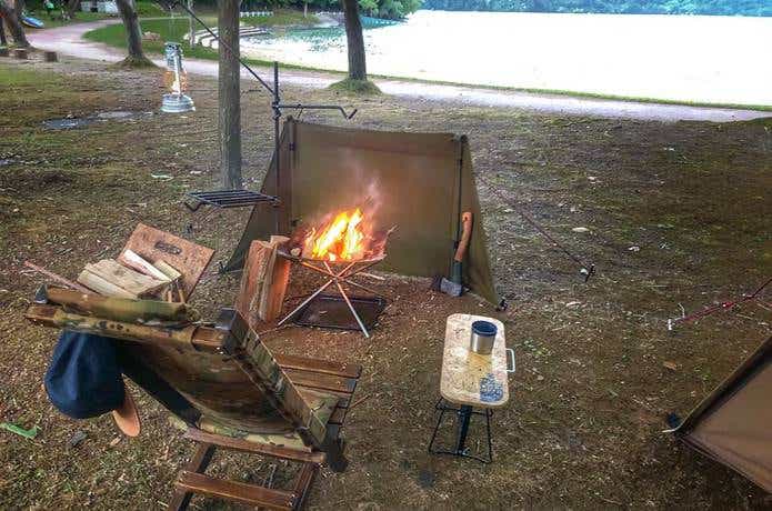 DIY 焚き火リフレクター