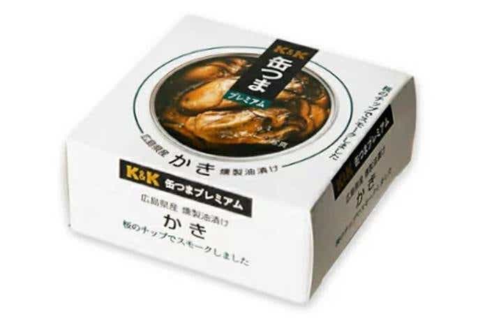缶つまプレミアム　広島県産かき燻製醤油漬け