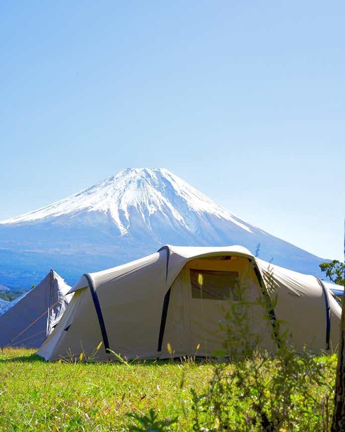 tomotech54さんのテントと富士山