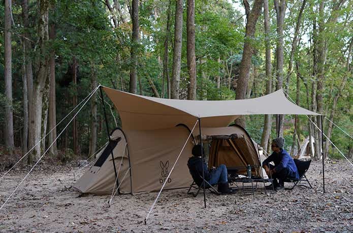 男の隠れ家”テントがDODから新登場！NEW「カマボコ」は火にも強いぞ