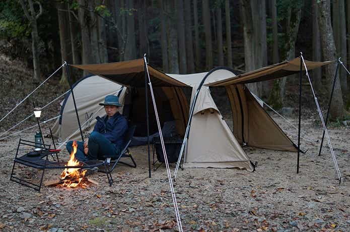 男の隠れ家”テントがDODから新登場！NEW「カマボコ」は火にも