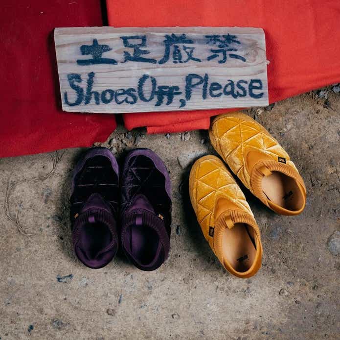 土足厳禁の画像タバの靴