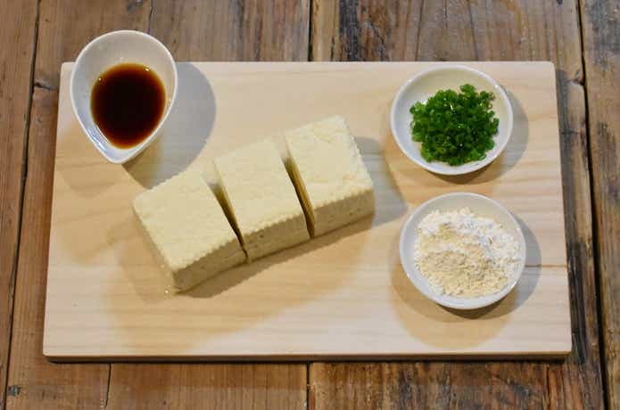 豆腐ステーキ材料
