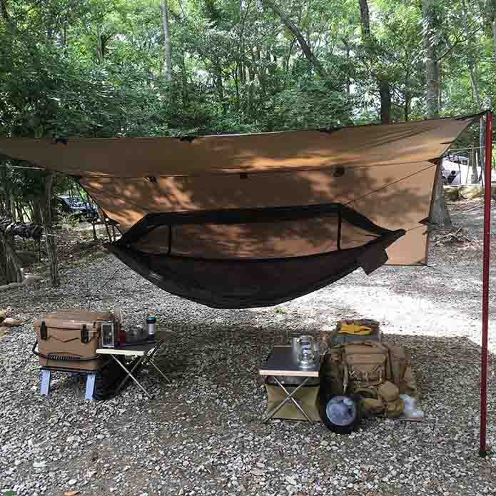 タープ＆蚊帳キャンプ