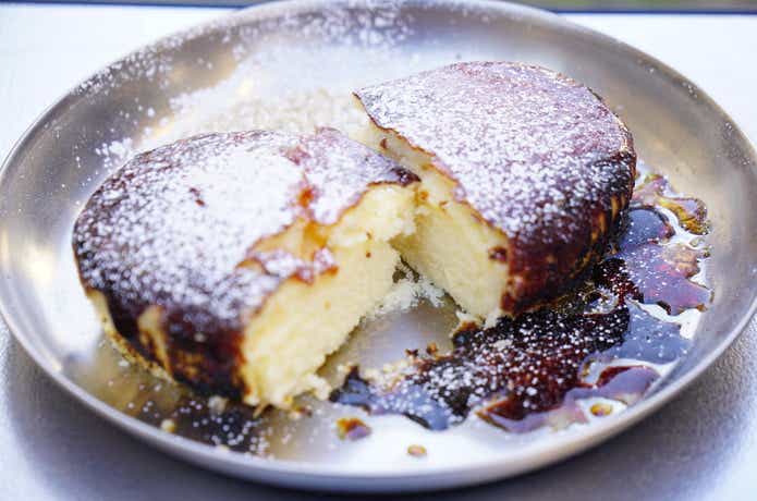 北海道チーズ蒸しケーキ　キャラメリゼ
