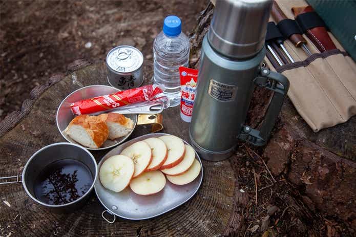 写風人　キャンプ朝食