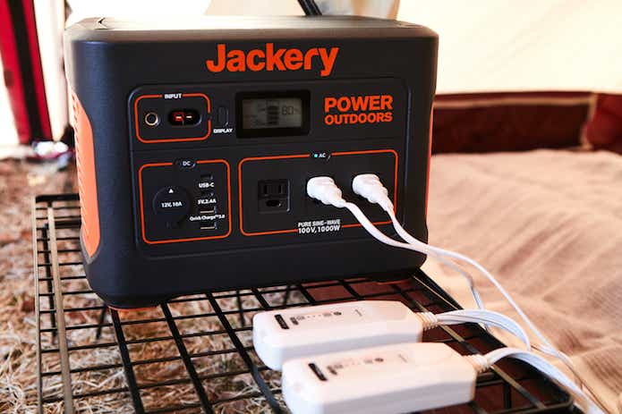 Jackery ポータブル電源1000で電気毛布を充電