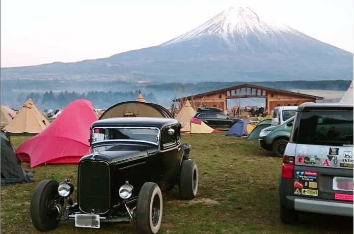 富士山　キャンプ