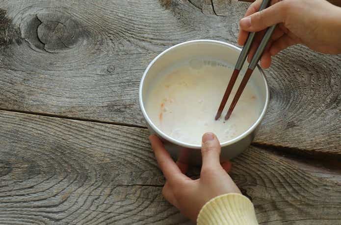 粉豆腐　パンケーキ作り