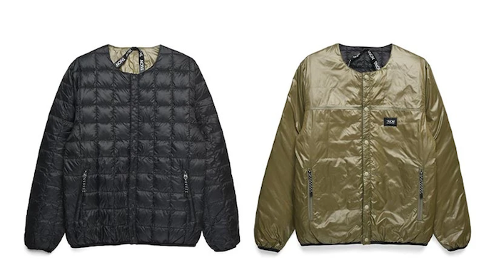 TAION/BACKPRINT REVERSIBLE DOWN JACKET