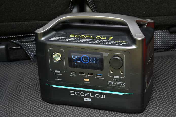 EcoFlow Technologyのポータブルバッテリー・RIVER 600 MAX
