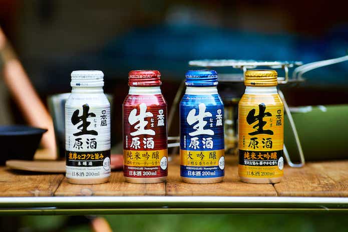 日本盛の生原酒ボトル缶