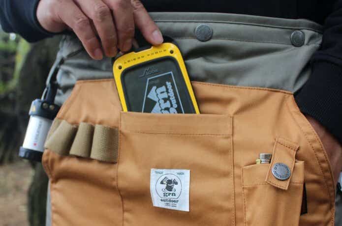 grn outdoor「HIASOBI CAMPER BLANKET」 ポケット